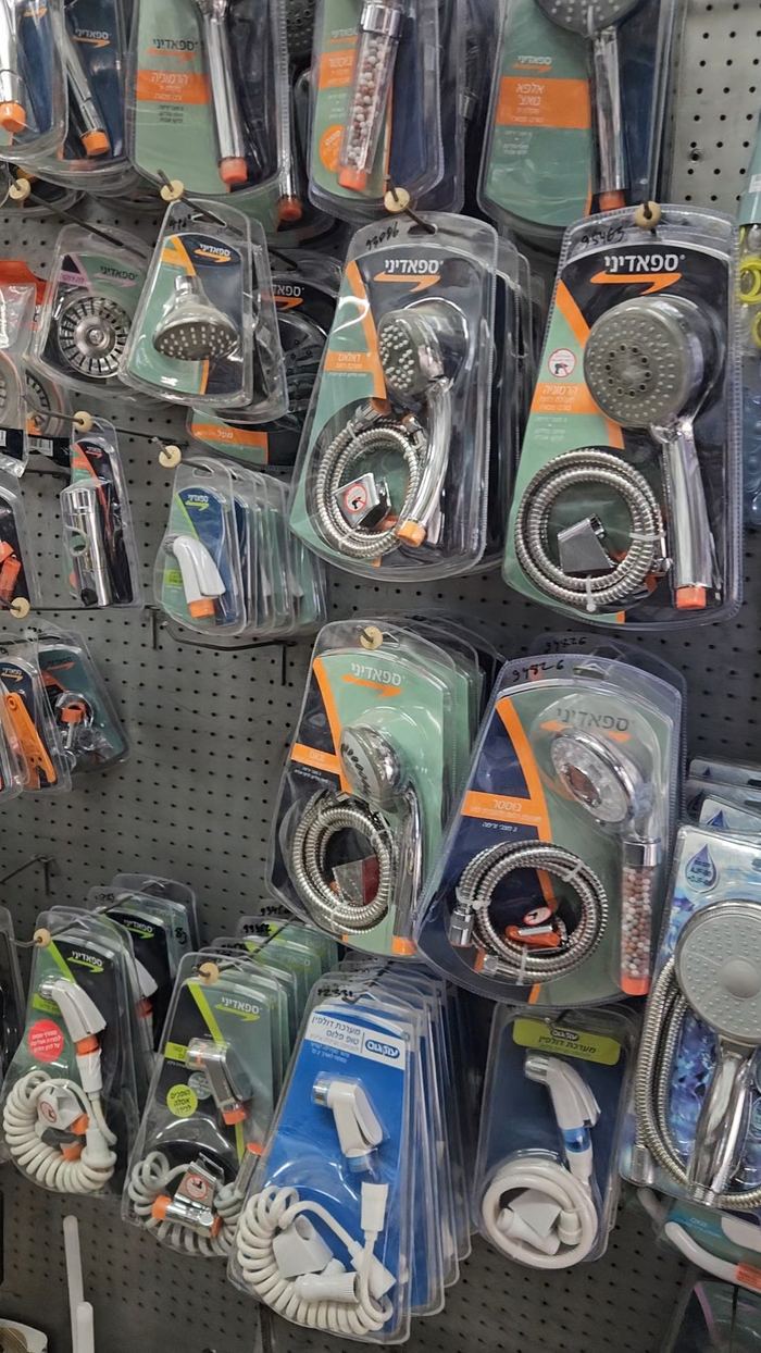 מזלפי מקלחת SPADINI Anti-Calc — פיות סיליקון נגד אבנית